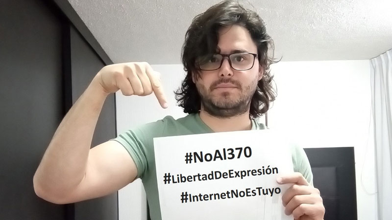 José Raúl Gallego, periodista y activista cubano exiliado en México.